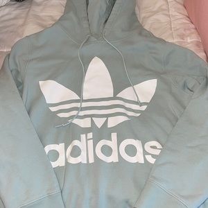 Mint green/blue adidas hoodie!